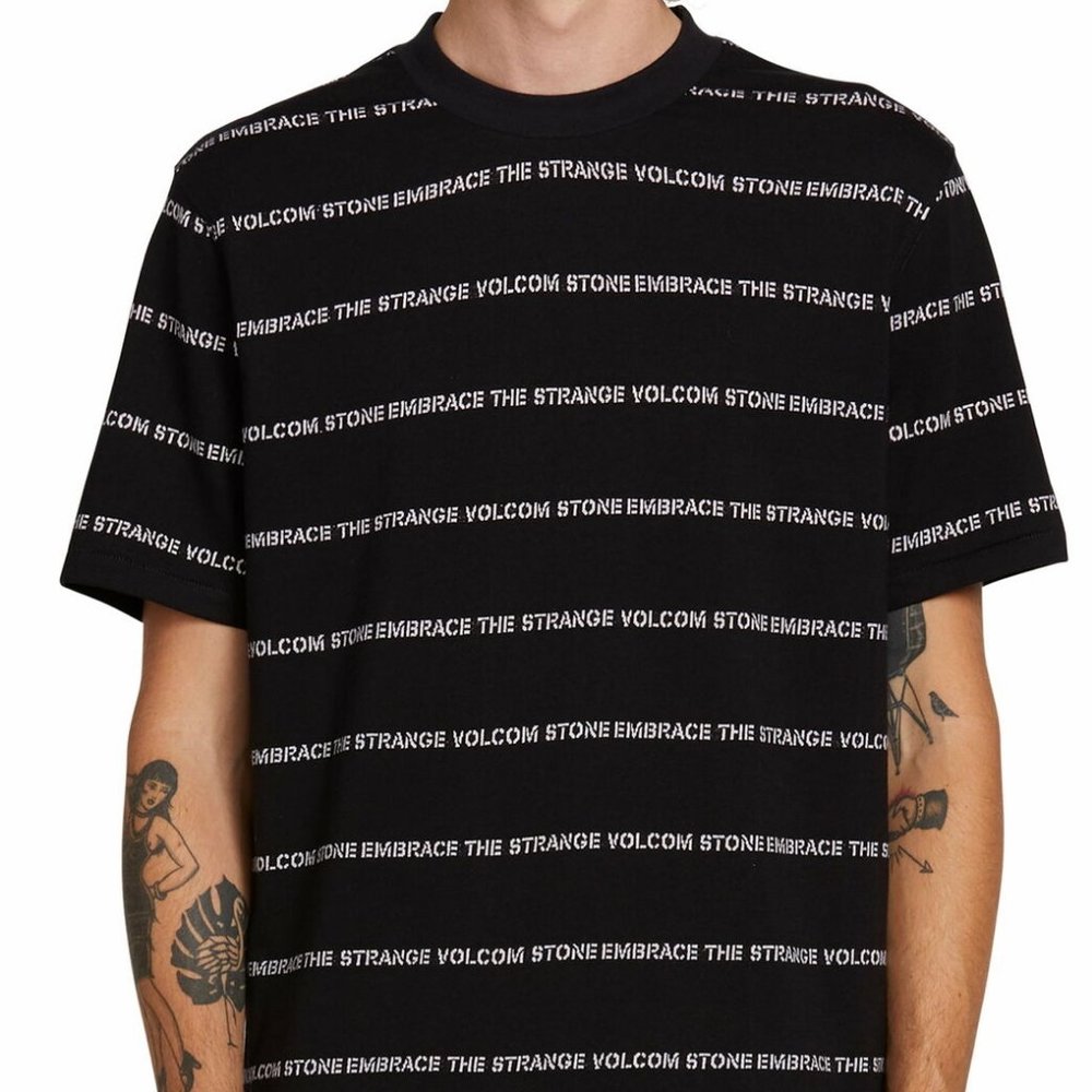 Volcom Mens Speak to You Tee Shirt Size XL Black